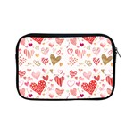 Beautiful Hearts Pattern Apple iPad Mini Zipper Cases Front