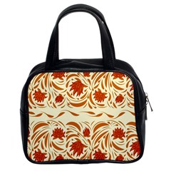 Ornamental Flowers Classic Handbag (two Sides) by Eskimos