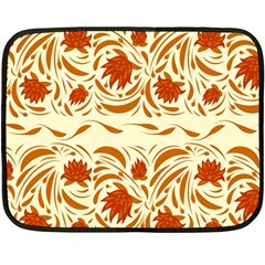 Ornamental Flowers Fleece Blanket (mini) by Eskimos