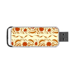 Ornamental Flowers Portable Usb Flash (two Sides) by Eskimos