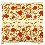 Ornamental flowers Large Flano Cushion Case (One Side) Front