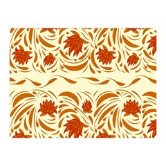 Ornamental Flowers Double Sided Flano Blanket (mini)  by Eskimos