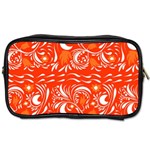 White leaves Toiletries Bag (One Side) Front