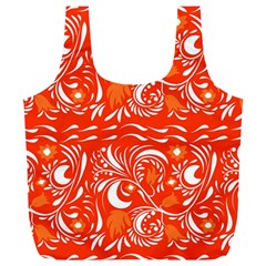 White Leaves Full Print Recycle Bag (xl) by Eskimos