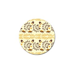 Decorative Flowers Golf Ball Marker by Eskimos