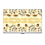 Decorative flowers Business Card Holder Front