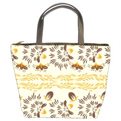 Decorative Flowers Bucket Bag by Eskimos