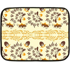 Decorative Flowers Double Sided Fleece Blanket (mini)  by Eskimos