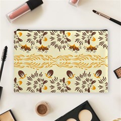 Decorative Flowers Cosmetic Bag (large) by Eskimos