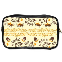 Decorative Flowers Toiletries Bag (two Sides) by Eskimos