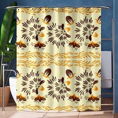 Decorative Flowers Shower Curtain 60  X 72  (medium)  by Eskimos