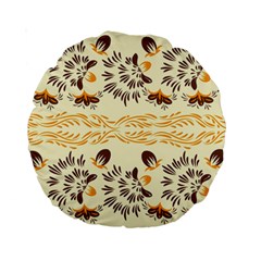 Decorative Flowers Standard 15  Premium Round Cushions by Eskimos