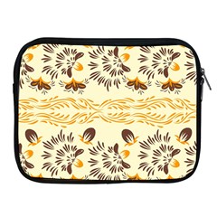 Decorative Flowers Apple Ipad 2/3/4 Zipper Cases by Eskimos