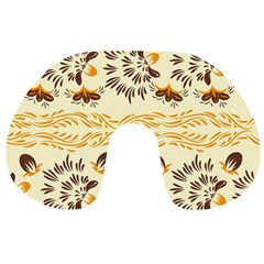 Decorative Flowers Travel Neck Pillow by Eskimos