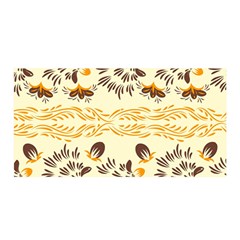 Decorative Flowers Satin Wrap by Eskimos