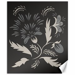 Black Bouquet Canvas 8  X 10  by Eskimos