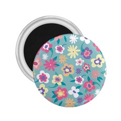 Floral Pattern 2 25  Magnets by ExtraAwesomeSauce