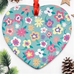 Floral Pattern Ornament (heart) by ExtraAwesomeSauce