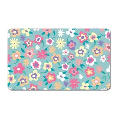 Floral Pattern Magnet (rectangular) by ExtraAwesomeSauce