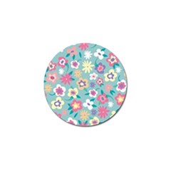 Floral Pattern Golf Ball Marker (4 Pack) by ExtraGoodSauce