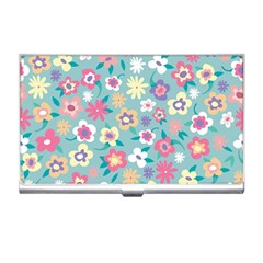 Floral Pattern Business Card Holder by ExtraGoodSauce