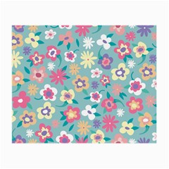 Floral Pattern Small Glasses Cloth (2 Sides) by ExtraAwesomeSauce