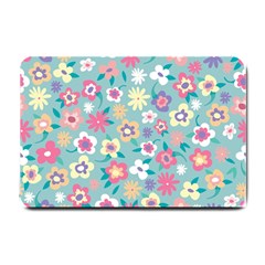 Floral Pattern Small Doormat  by ExtraAwesomeSauce