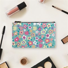 Floral Pattern Cosmetic Bag (small) by ExtraGoodSauce