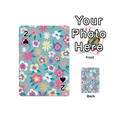 Floral Pattern Playing Cards 54 Designs (mini) by ExtraGoodSauce