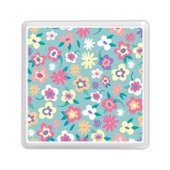 Floral Pattern Memory Card Reader (square) by ExtraGoodSauce