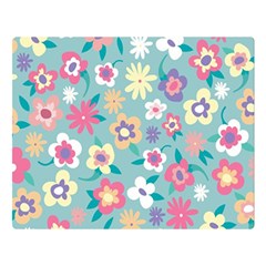 Floral Pattern Double Sided Flano Blanket (large)  by ExtraAwesomeSauce