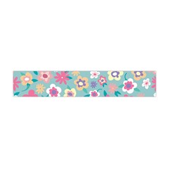 Floral Pattern Flano Scarf (mini) by ExtraAwesomeSauce