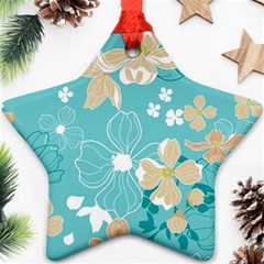 Floral Pattern Ornament (star) by ExtraGoodSauce