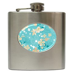 Floral Pattern Hip Flask (6 Oz) by ExtraGoodSauce