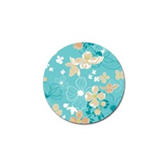 Floral Pattern Golf Ball Marker (4 Pack) by ExtraGoodSauce