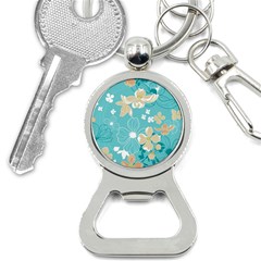 Floral Pattern Bottle Opener Key Chain by ExtraAwesomeSauce