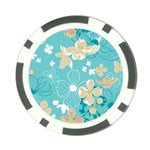 Floral Pattern Poker Chip Card Guard Front