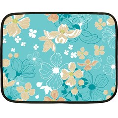 Floral Pattern Fleece Blanket (mini) by ExtraAwesomeSauce