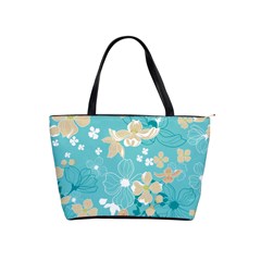 Floral Pattern Classic Shoulder Handbag by ExtraGoodSauce