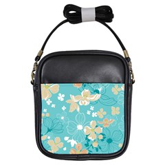 Floral Pattern Girls Sling Bag by ExtraGoodSauce