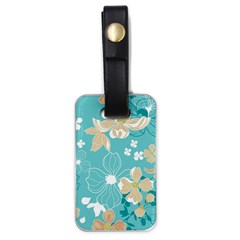 Floral Pattern Luggage Tag (one Side) by ExtraGoodSauce