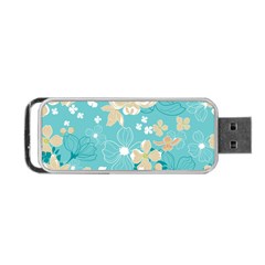 Floral Pattern Portable Usb Flash (one Side) by ExtraGoodSauce