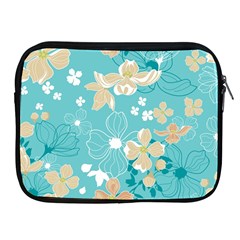 Floral Pattern Apple Ipad 2/3/4 Zipper Cases by ExtraAwesomeSauce