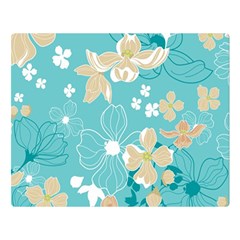 Floral Pattern Double Sided Flano Blanket (large)  by ExtraAwesomeSauce