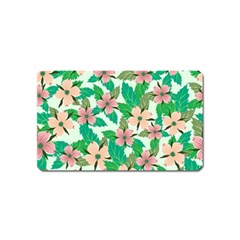 Floral Pattern Magnet (name Card) by ExtraGoodSauce