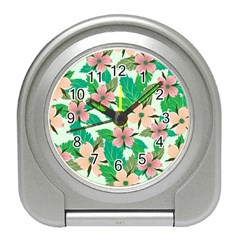 Floral Pattern Travel Alarm Clock by ExtraAwesomeSauce