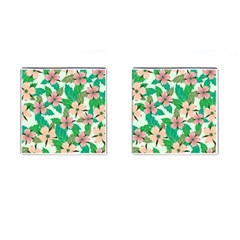 Floral Pattern Cufflinks (square) by ExtraGoodSauce