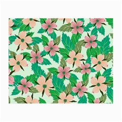 Floral Pattern Small Glasses Cloth (2 Sides) by ExtraGoodSauce