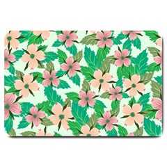 Floral Pattern Large Doormat 