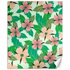 Floral Pattern Canvas 11  X 14  by ExtraGoodSauce